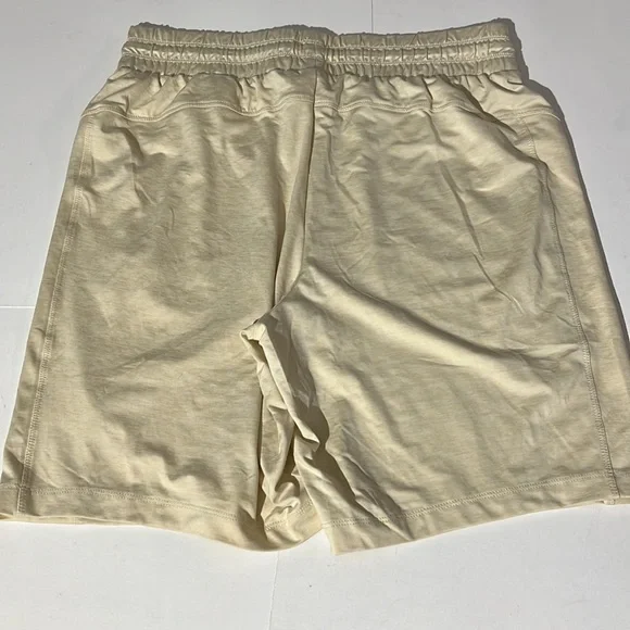 Zuda cream shorts elastic waistband drawstring basketball small - Picture 8 of 8